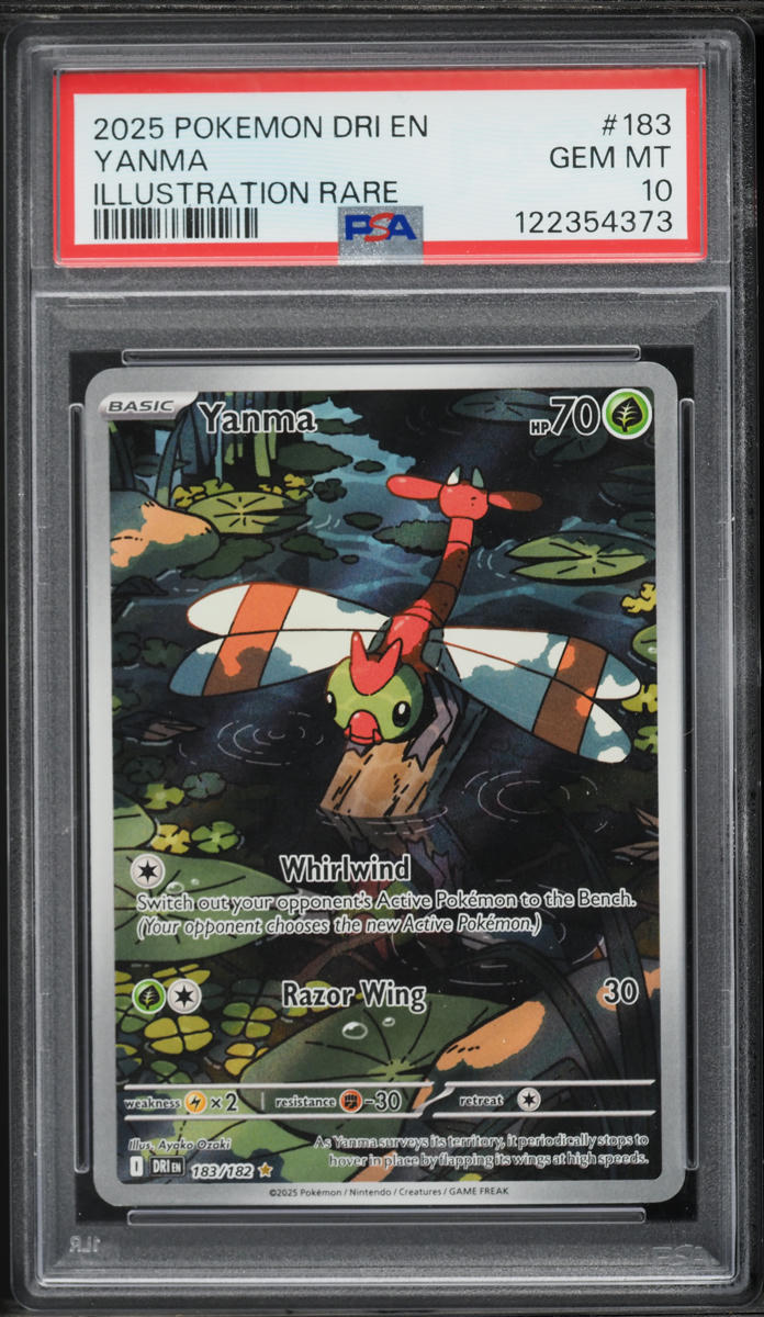 2025 Pokemon Scarlet & Violet Destined Rivals IR Yanma #183 PSA 10 GEM MINT