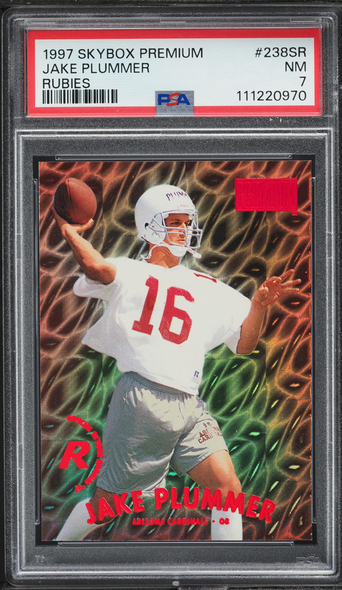 1997 Skybox Premium Rubies Jake Plummer /50 #238SR PSA 7 NRMT