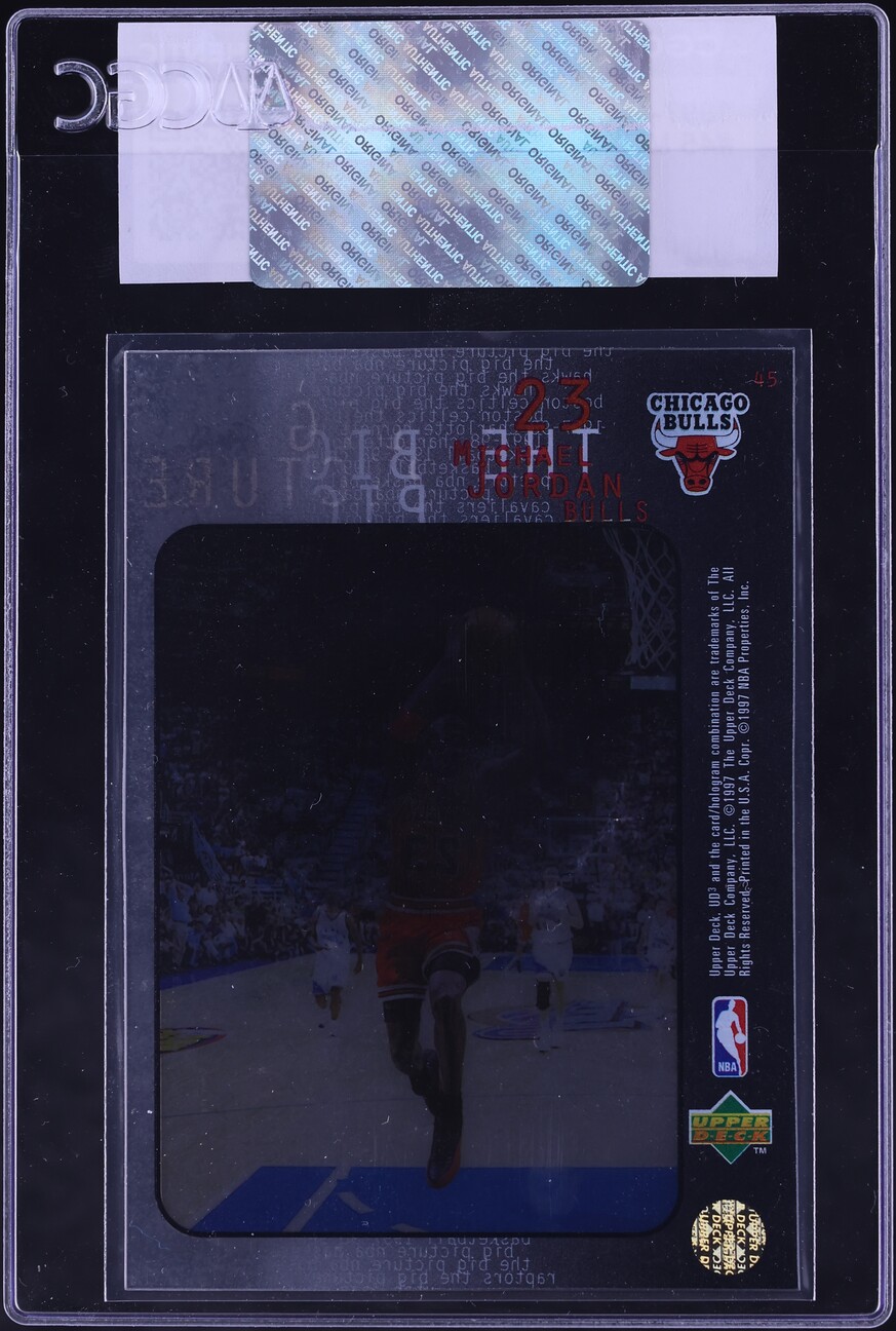 1997 UD3 Basketball Michael Jordan #45 CGC AUTH