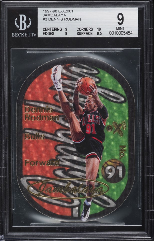 1998 Metal Universe Precious Metal Gems PMG Dennis Rodman /50 #16