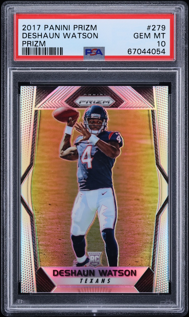2017 Panini Prizm Silver Deshaun Watson ROOKIE #279 PSA 10 GEM MINT