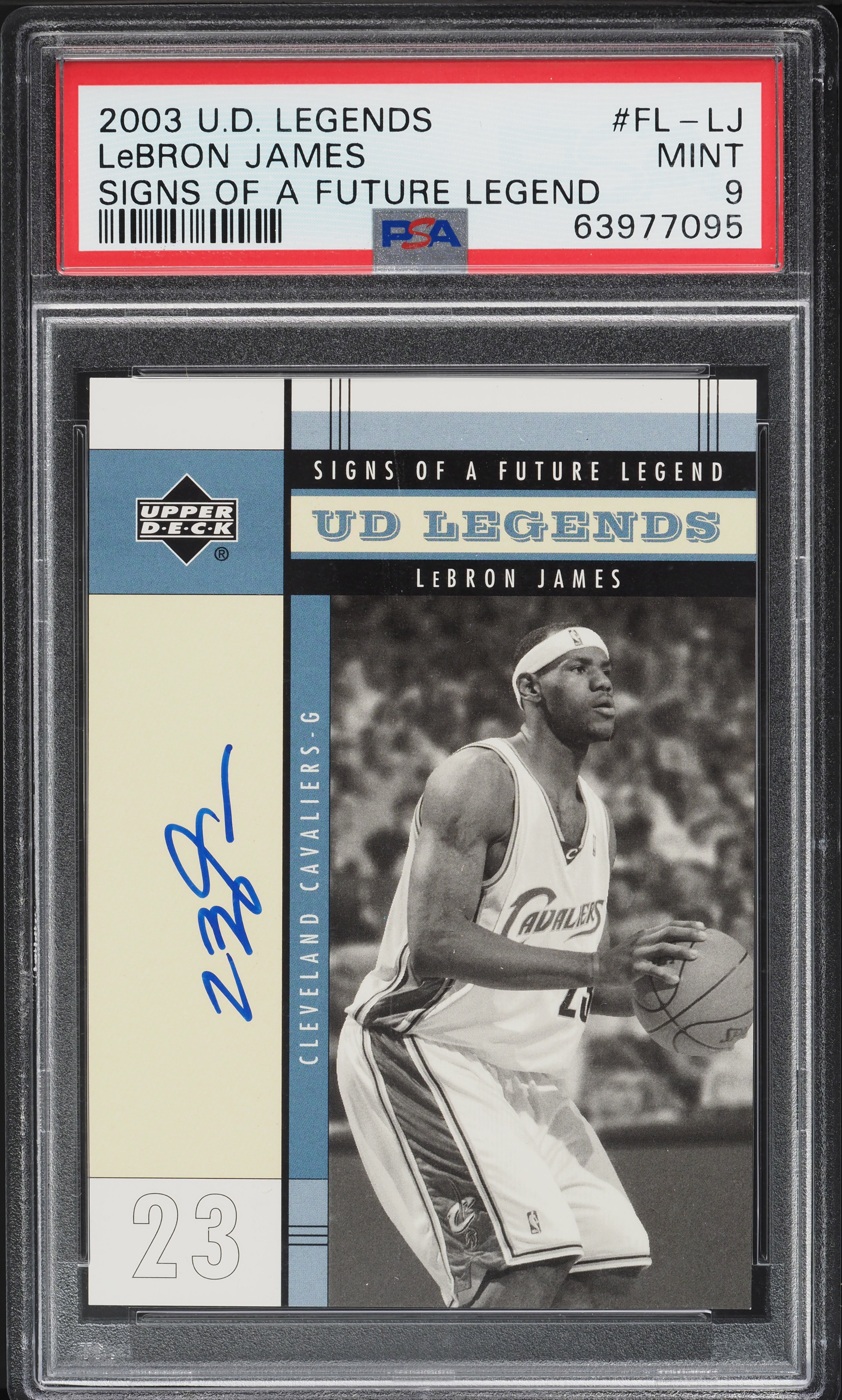 2003 Upper Deck Legends Signs Of A Future Legend LeBron