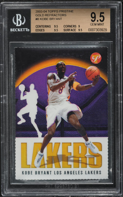 2008 Topps Gold Kobe Bryant w/ LeBron James #24 SGC 10 GEM