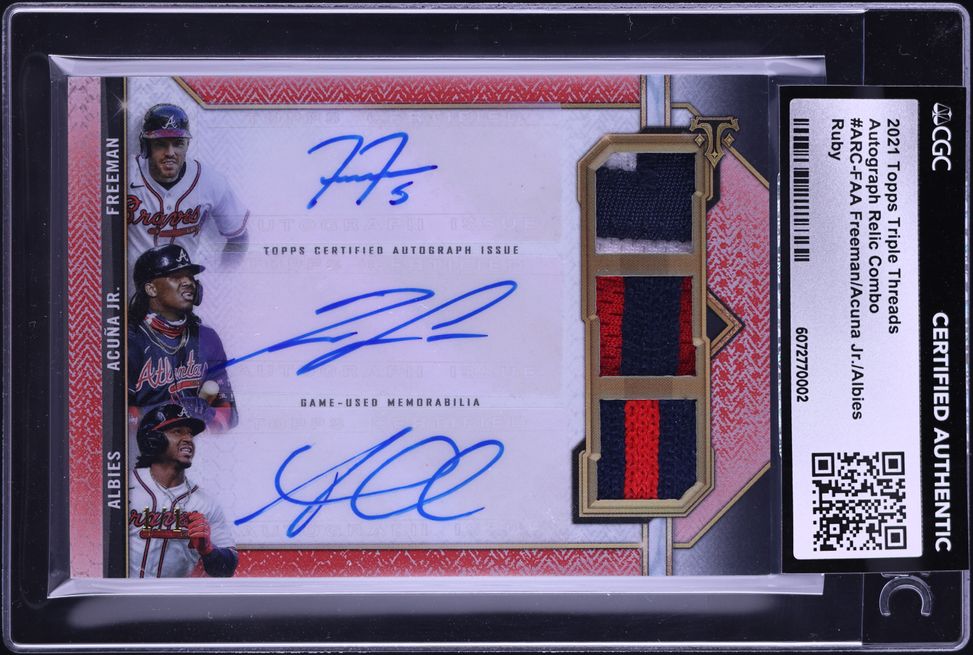 2019 Topps Triple Threads Gold Trout Shohei Ohtani Pujols