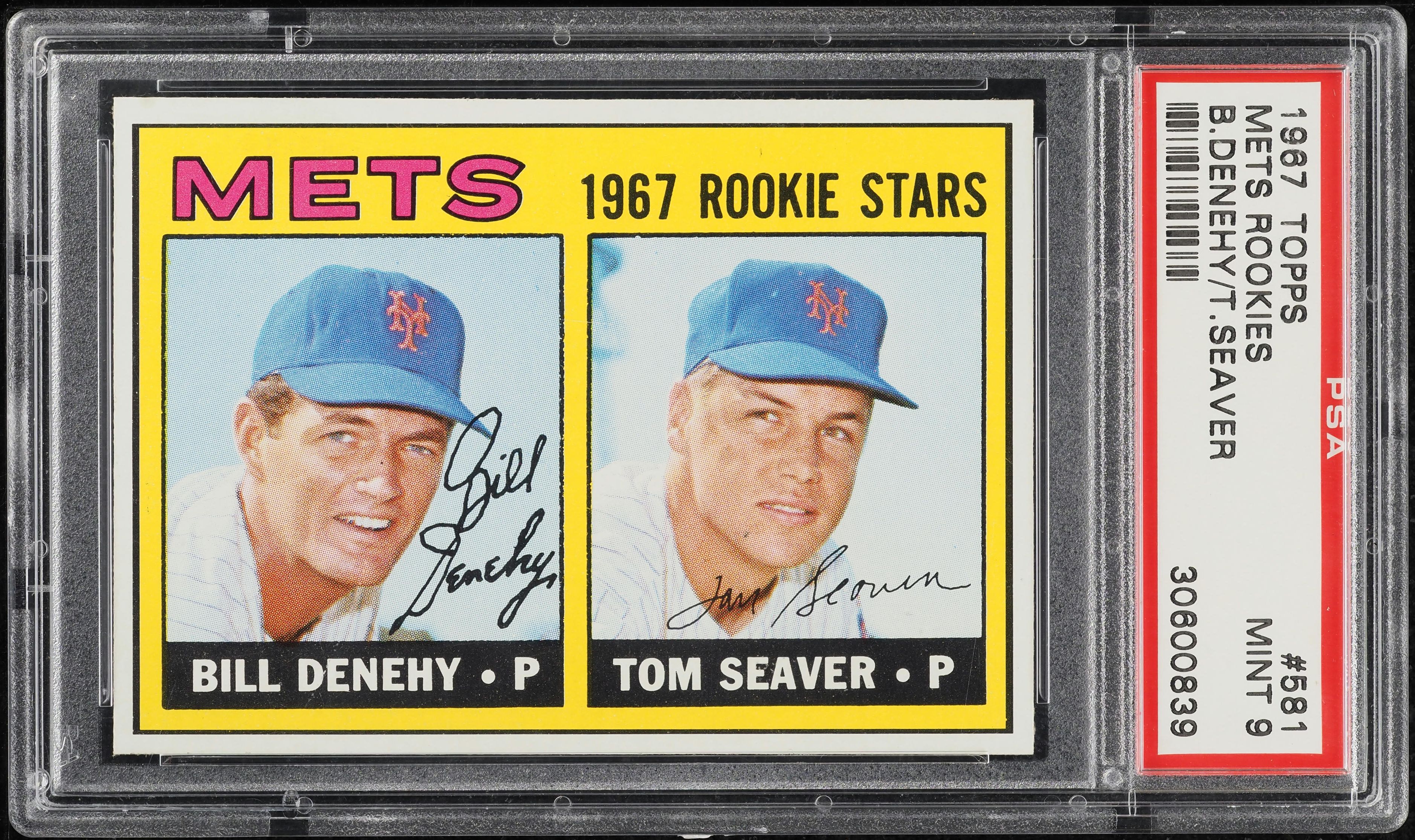 1967 Topps Tom Seaver ROOKIE #581 PSA 9 MINT