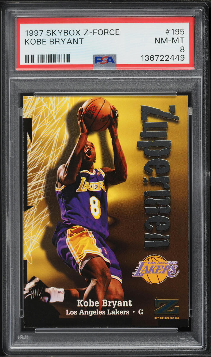1997 Skybox Z-Force Zuperman Kobe Bryant #195 PSA 8 NM-MT