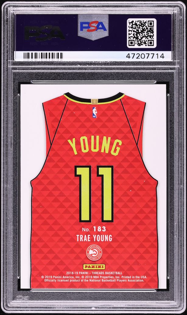 2018 Panini Threads Dazzle Trae Young ROOKIE #183 PSA 10 GEM MINT
