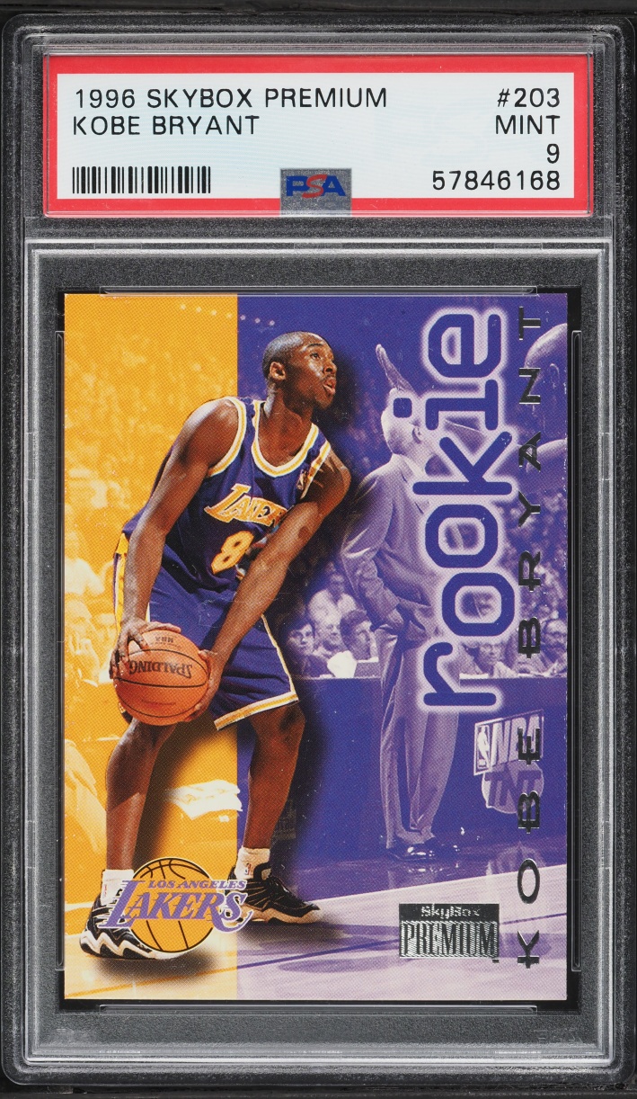 1996 Skybox Premium Kobe Bryant ROOKIE #203 PSA 9 MINT