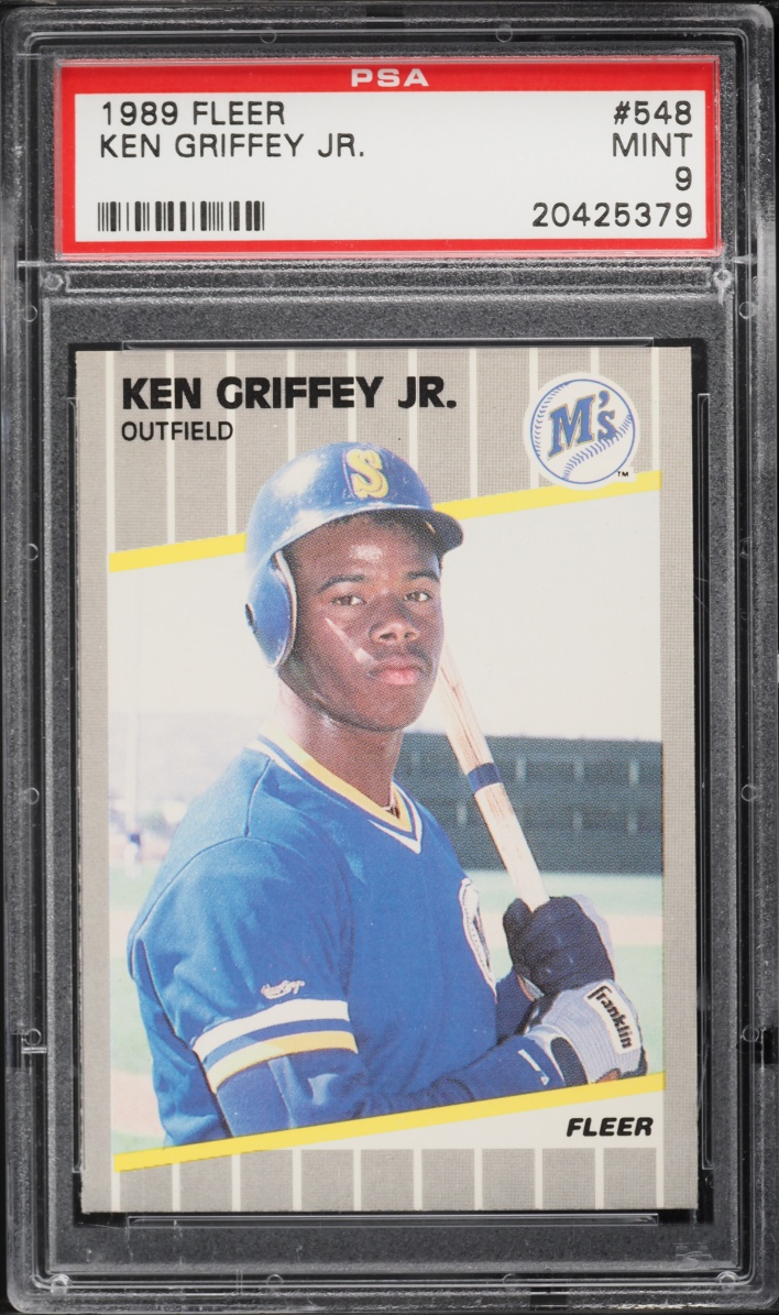 1989 Fleer Ken Griffey Jr. ROOKIE #548 PSA 9 MINT