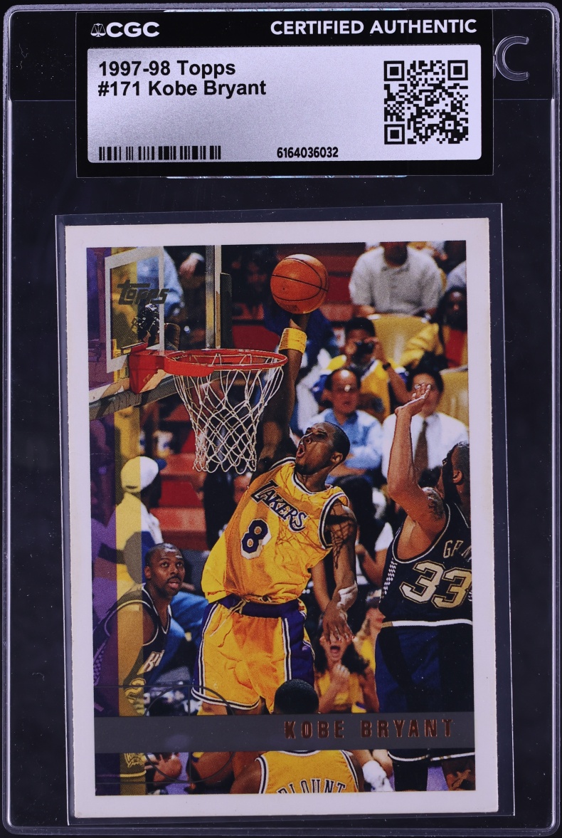 1997 Topps Basketball Kobe Bryant #171 CGC AUTH