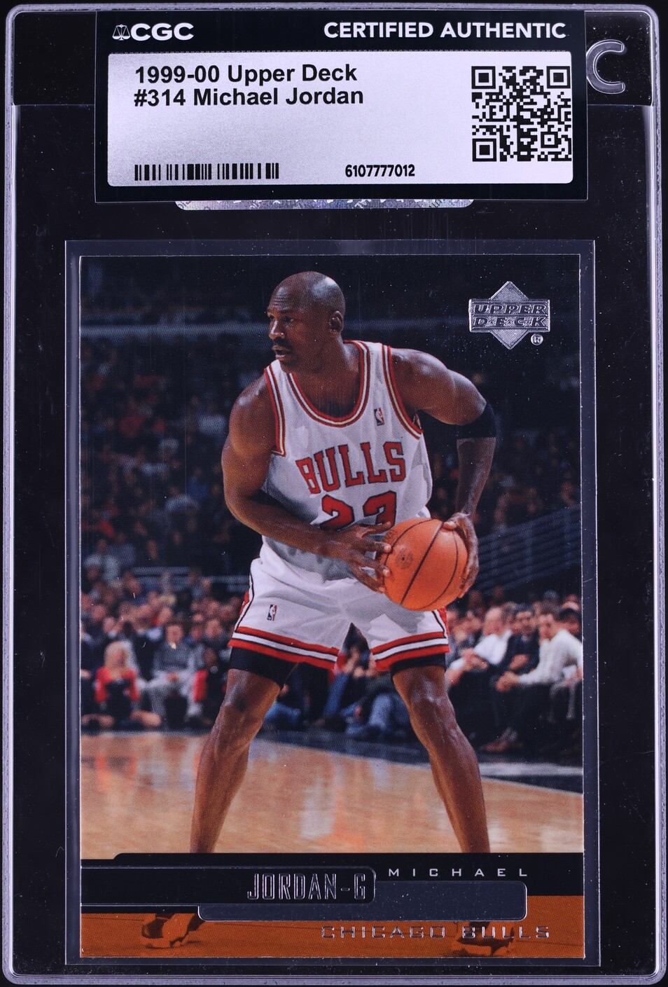 1999 Upper Deck Basketball Michael Jordan #314 CGC AUTH