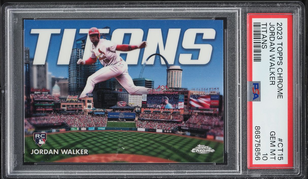 2023 Topps Chrome Titans Update Jordan Walker ROOKIE #CT15 PSA 10 GEM MINT