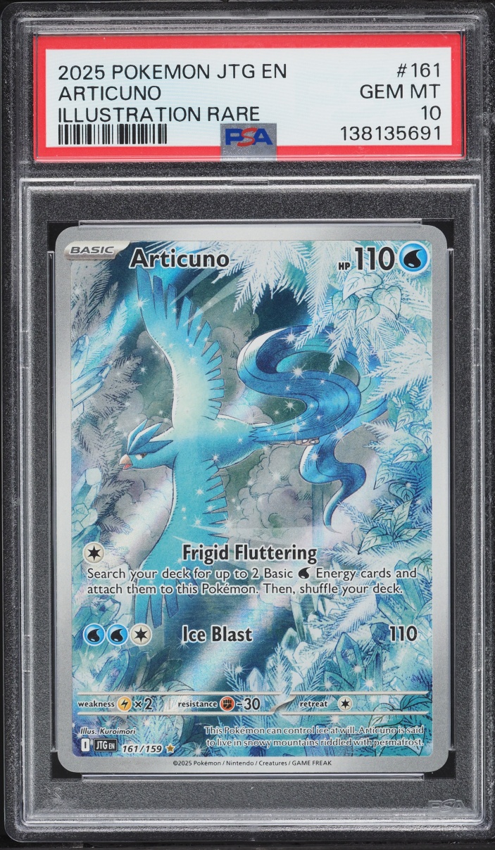 2025 Pokemon Scarlet & Violet Journey Together IR Articuno #161 PSA 10 GEM MINT