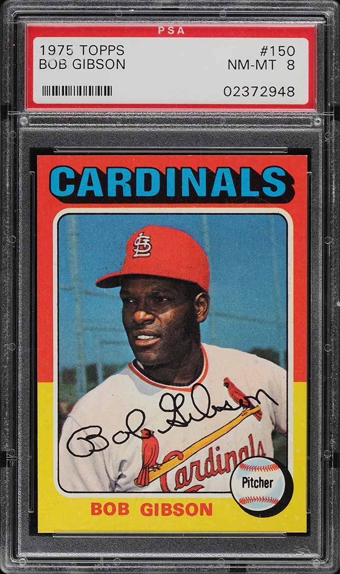 1975 Topps Bob Gibson #150 PSA 8 NM-MT