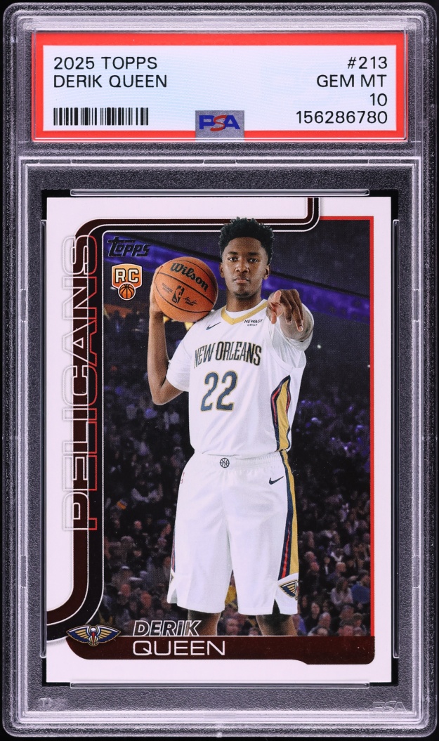 2025 Topps Basketball Derik Queen ROOKIE #213 PSA 10 GEM MINT
