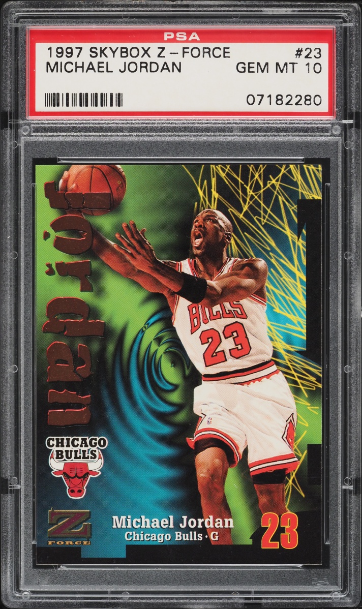 1997 Skybox Z-Force Michael Jordan #23 PSA 10 GEM MINT
