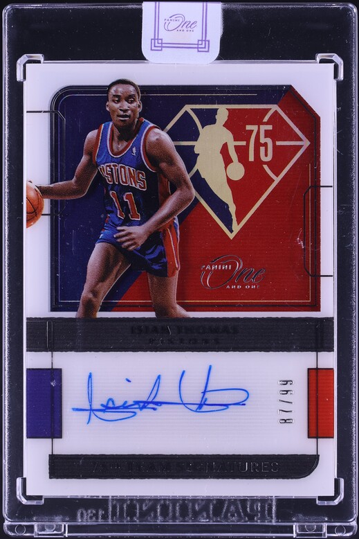 2021 Panini One And One Cameron Thomas ROOKIE PATCH AUTO /99 #RJ