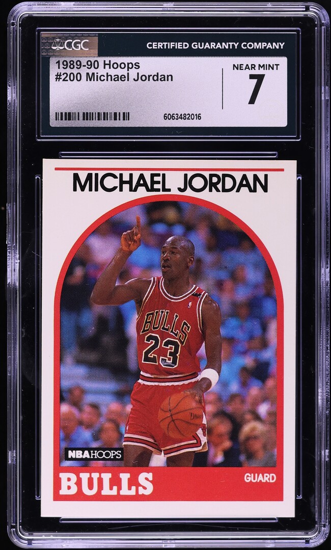 1989 Hoops Michael Jordan #200 CGC 7 NRMT