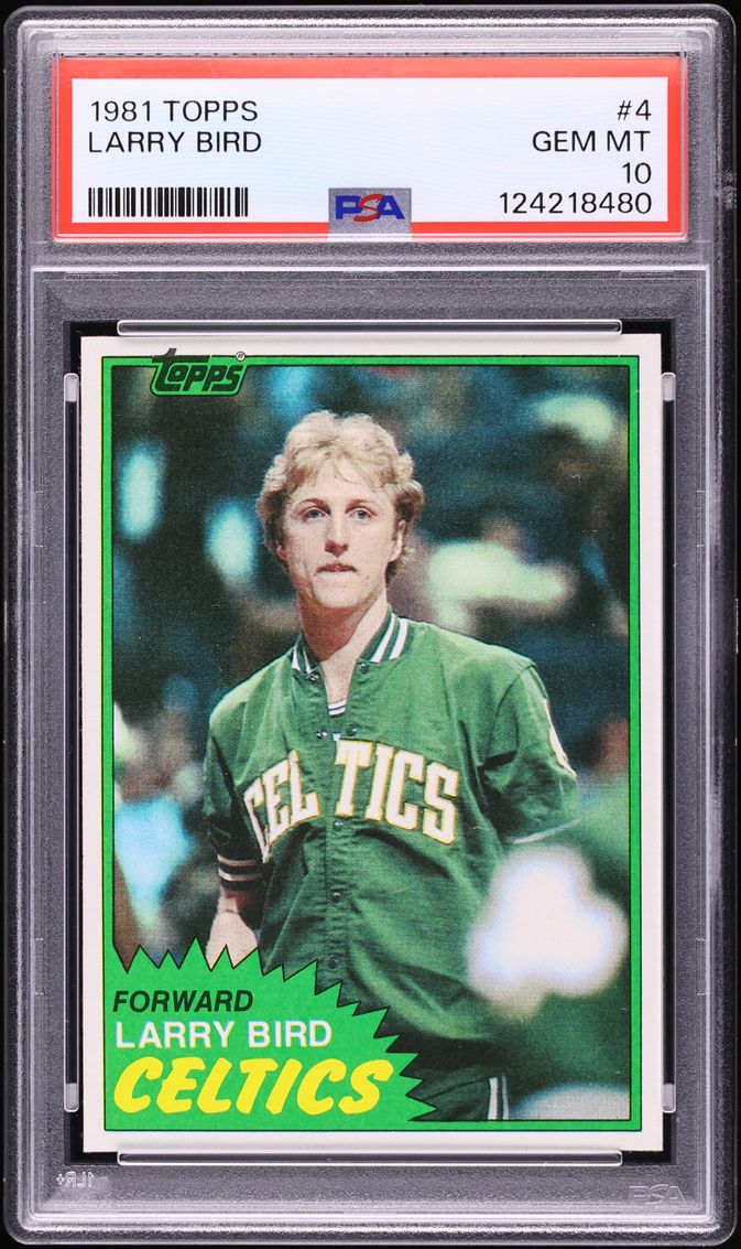 1981 Topps Basketball Larry Bird #4 PSA 10 GEM MINT