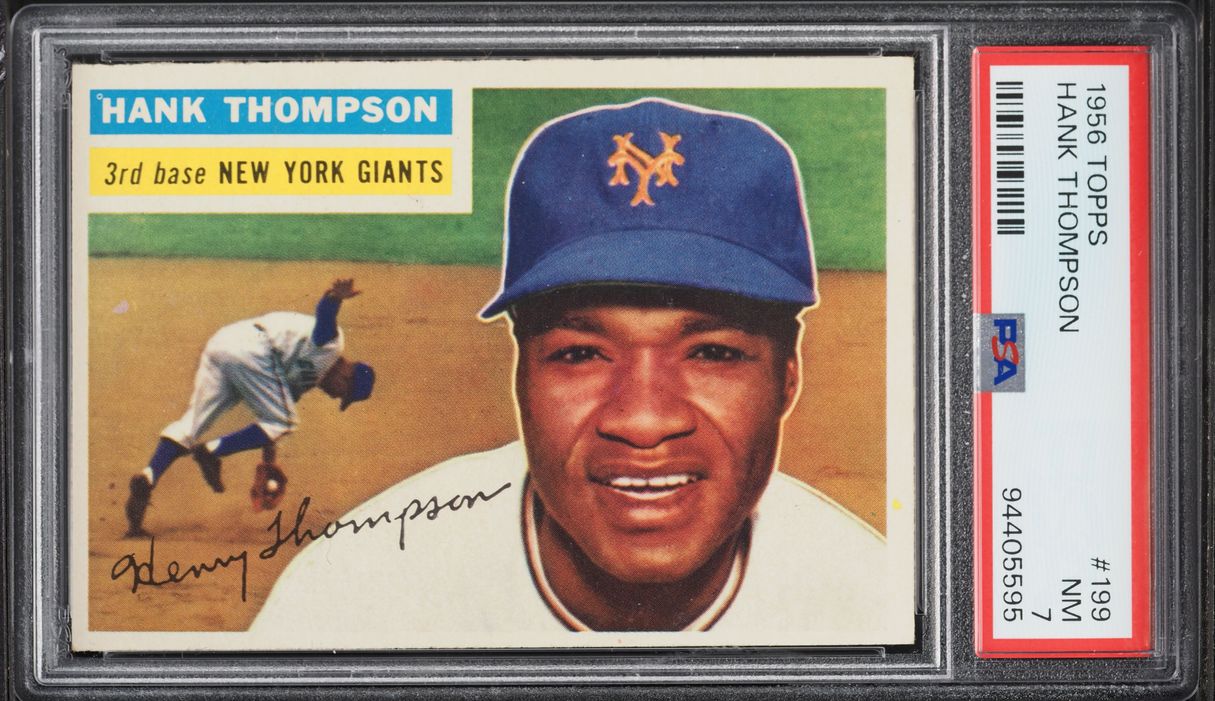 1956 Topps Hank Thompson #199 PSA 7 NRMT