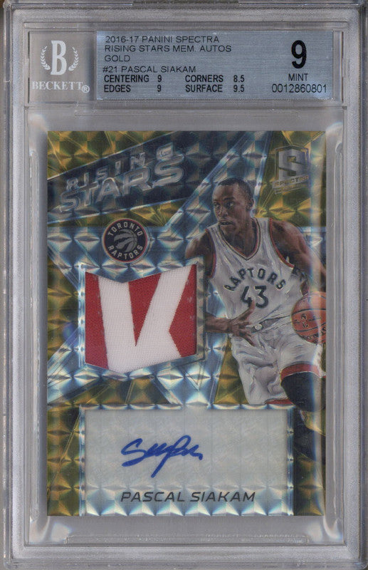 2016 Panini Day Galactic Window Pascal Siakam ROOKIE PATCH /25 #20