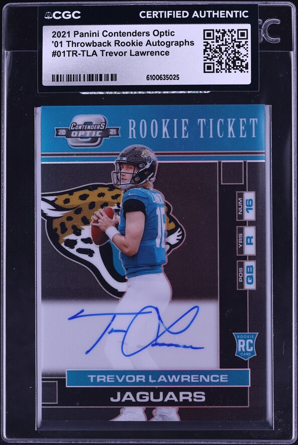 2020 Select '21 XRC Tie Dye Prizm Redemption Trevor Lawrence RC