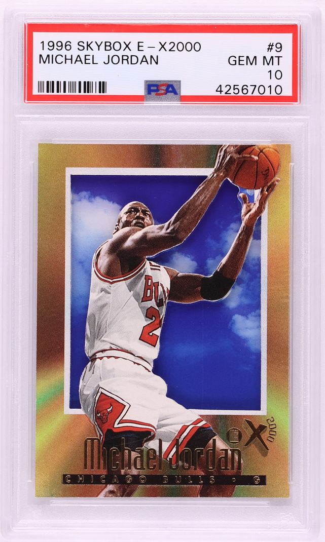 1996 Skybox E-X2000 Michael Jordan #9 PSA 10 GEM MINT