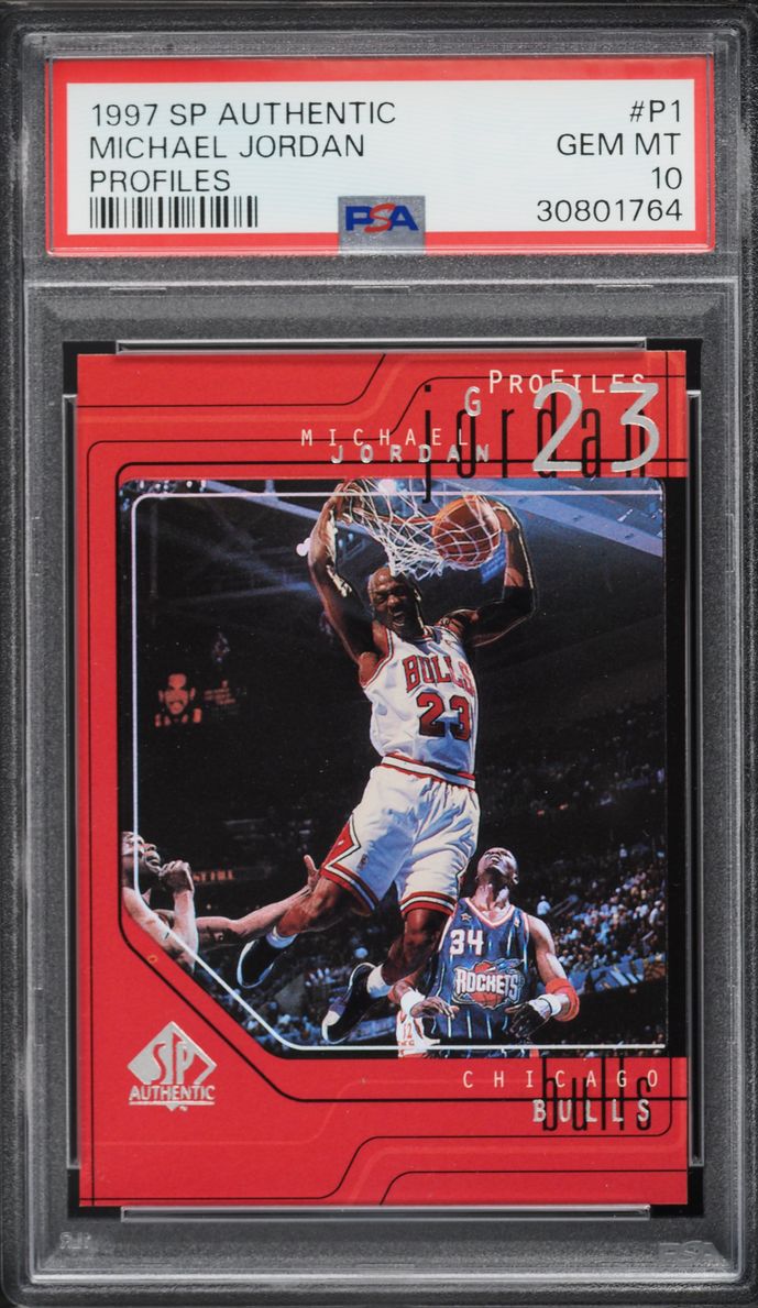 1997 SP Authentic Profiles Michael Jordan #P1 PSA 10 GEM MINT