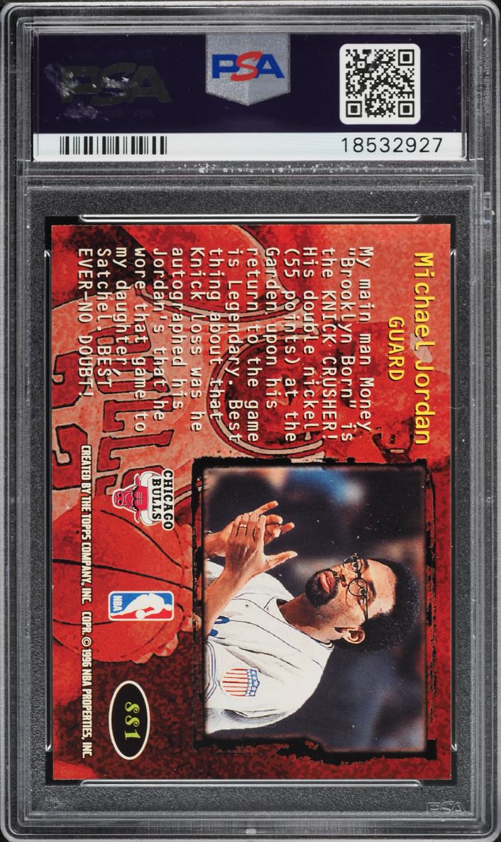 1995 Stadium Club Spike Says Michael Jordan #SS1 PSA 10 GEM MINT