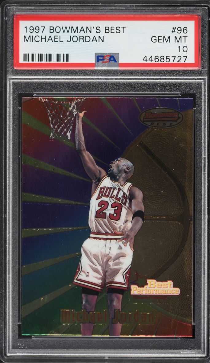 1997 Bowman's Best Michael Jordan #96 PSA 10 GEM MINT