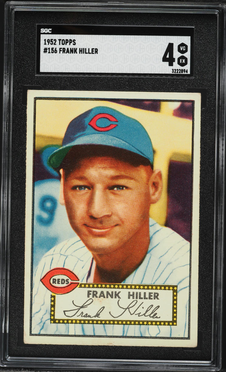 1952 Topps Frank Hiller #156 SGC 4 VGEX