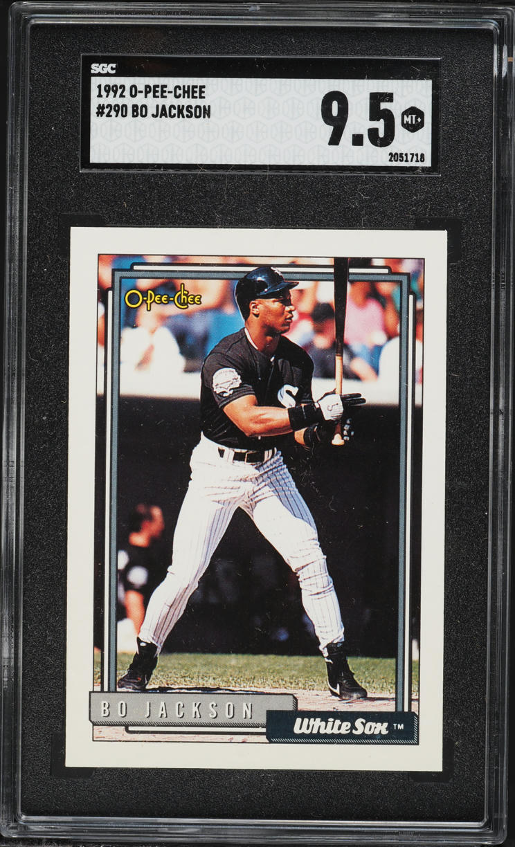 1992 O-Pee-Chee Bo Jackson #290 SGC 9.5 MINT+