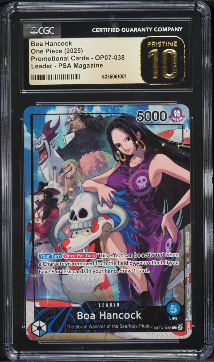 2025 One Piece Promo Collectors Club Boa Hancock #OP07-038