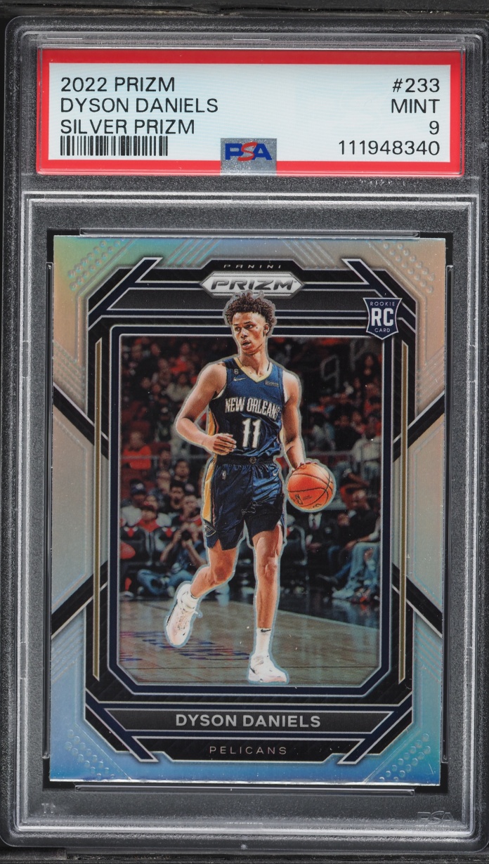 2022 Panini Prizm Silver Dyson Daniels ROOKIE #233 PSA 9 MINT