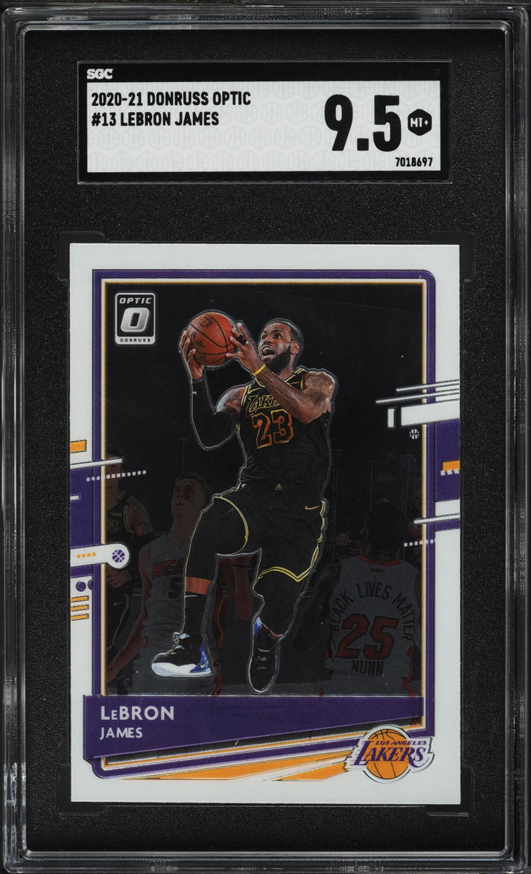 2020 Donruss Optic LeBron James #13 SGC 9.5 MINT+