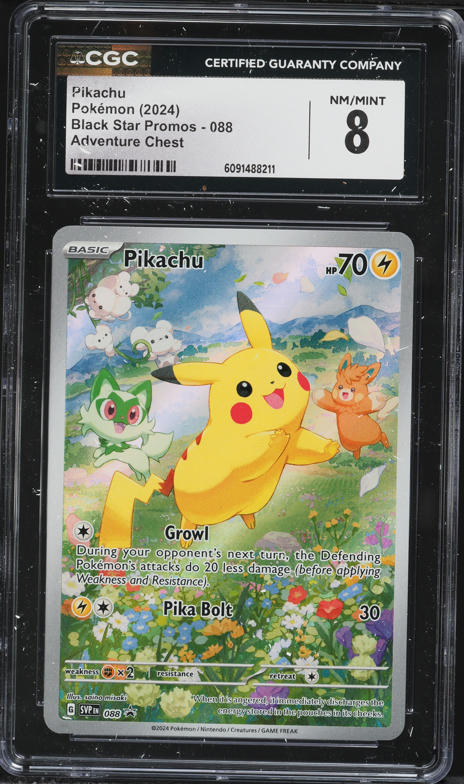 2024 Pokemon SV Black Star Promo World Championship Pikachu #190