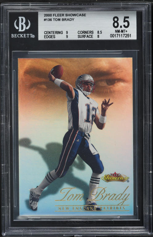 その他 2000 PACIFIC #403 TOM BRADY BGS 8.5 Tom Brady 2000 pacific