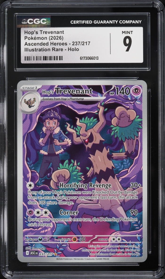 2026 Pokemon Mega Evolution Ascended Heroes IR Hop's Trevenant #237 CGC 9 MINT