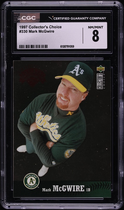 1997 Collector's Choice Mark McGwire #330 CGC 8 NM-MT