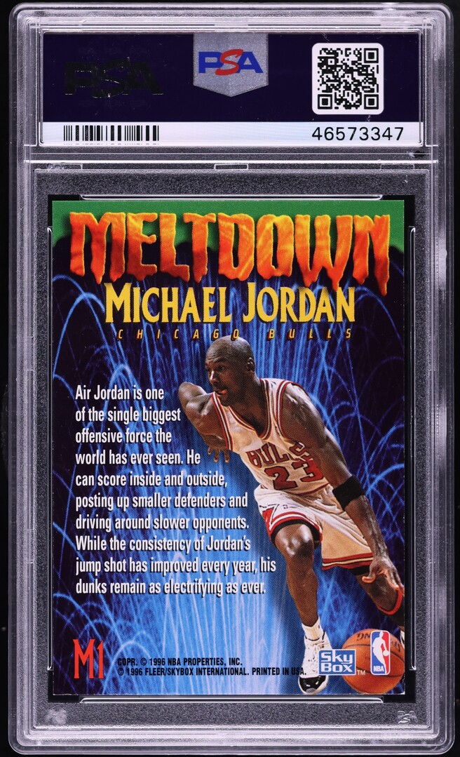1995 Skybox Premium Meltdown Michael Jordan #M1 PSA 8.5 NM-MT+