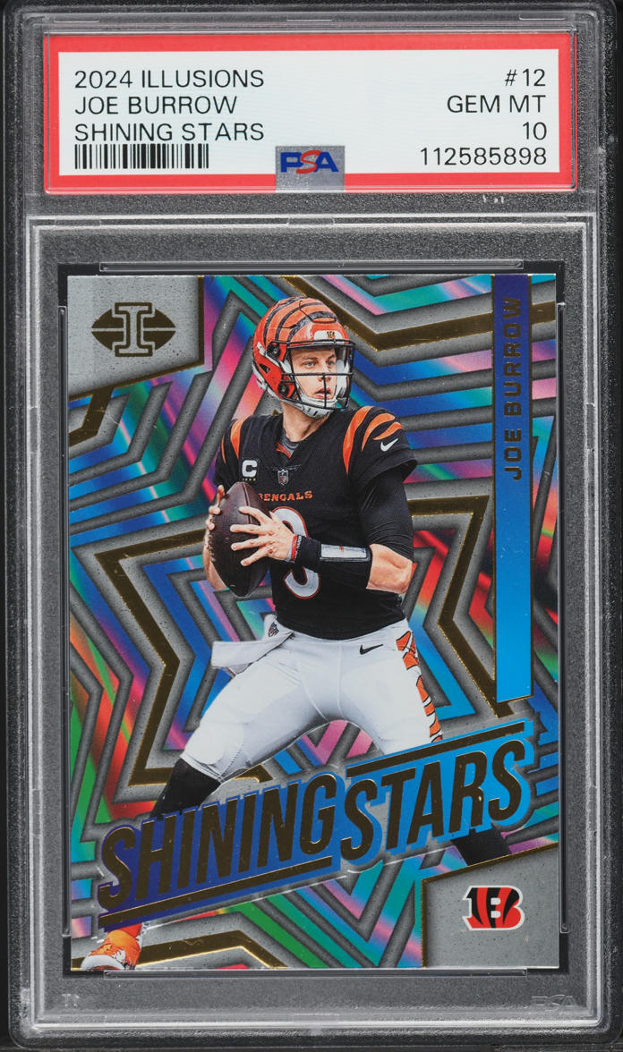 2024 Panini Illusions Shining Stars Joe Burrow #12 PSA 10 GEM MINT