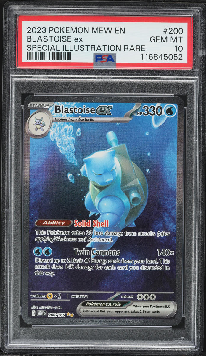 2023 Pokemon Scarlet & Violet 151 SIR Blastoise Ex #200 PSA 10 GEM MINT