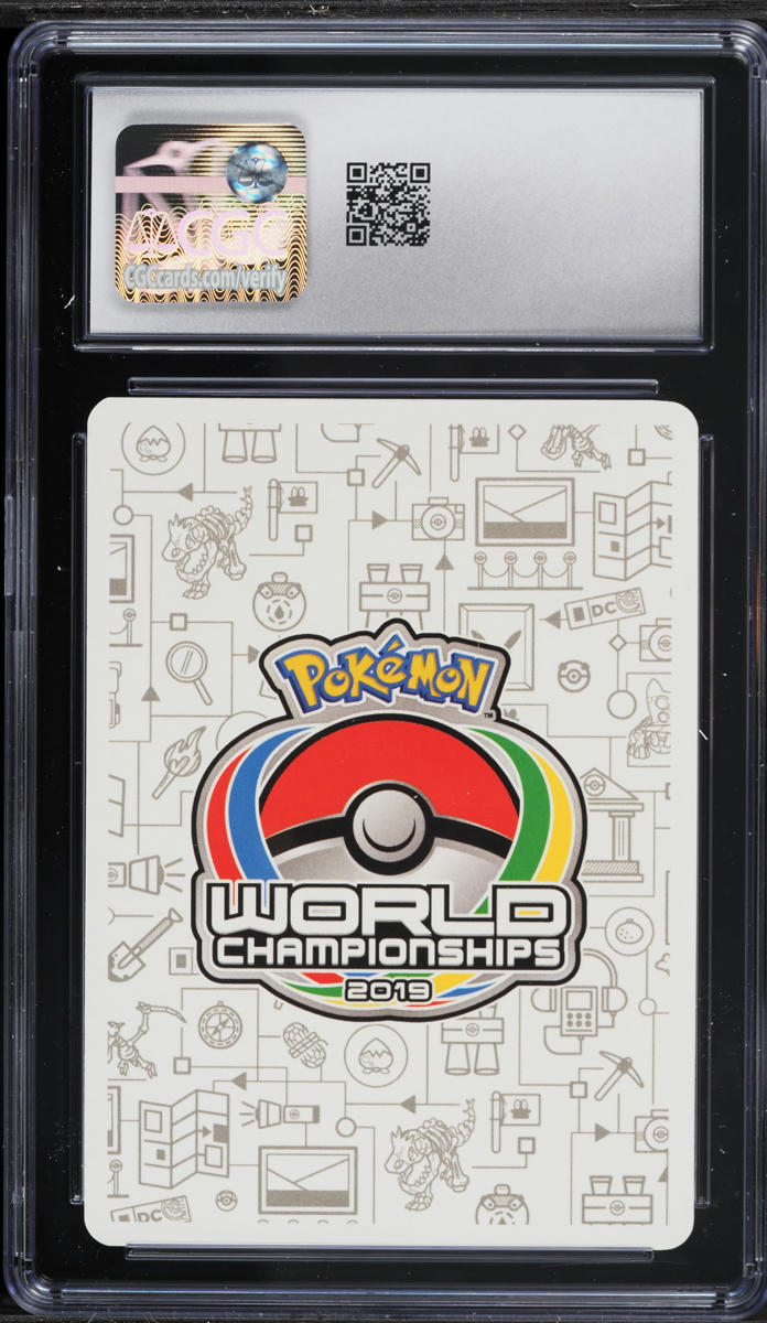 2019 Pokemon World Championships Decks Perfection Henry Brand Magcargo GX #44 CGC 9 MINT