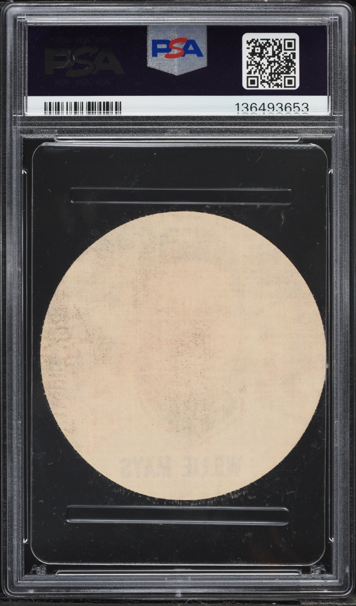 1961 Chemstrand Iron-On Patches Willie Mays PSA 2 GD