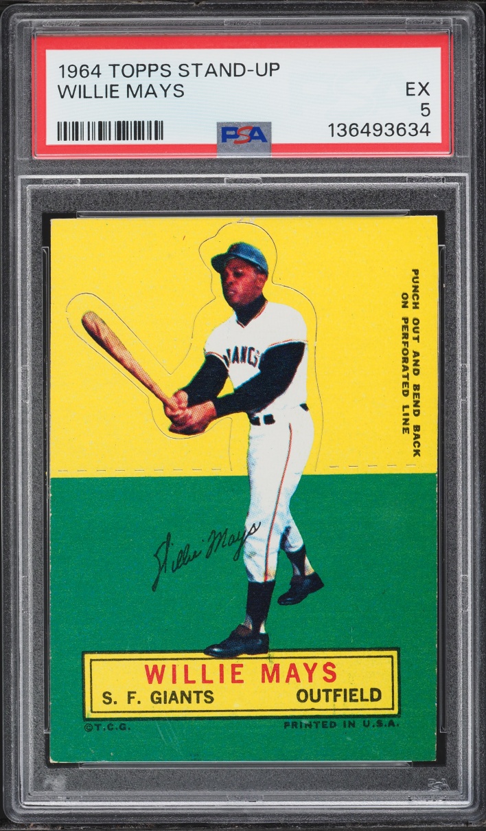 1964 Topps Stand-Up Willie Mays PSA 5 EX