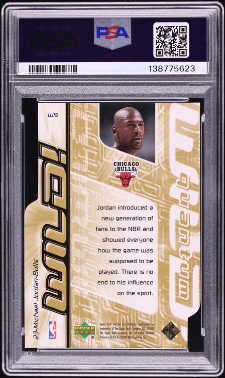 1999 Upper Deck Wild! Level 2 Die-Cut Michael Jordan /25 #W15 PSA 10 GEM MINT