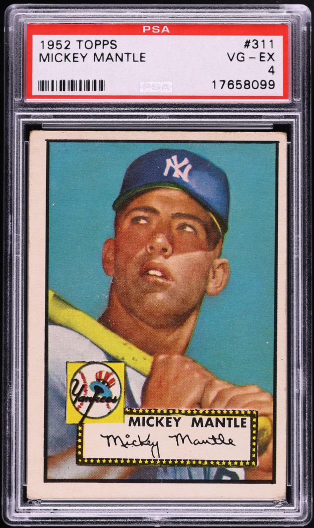 1952 Topps Mickey Mantle #311 PSA 4 VGEX