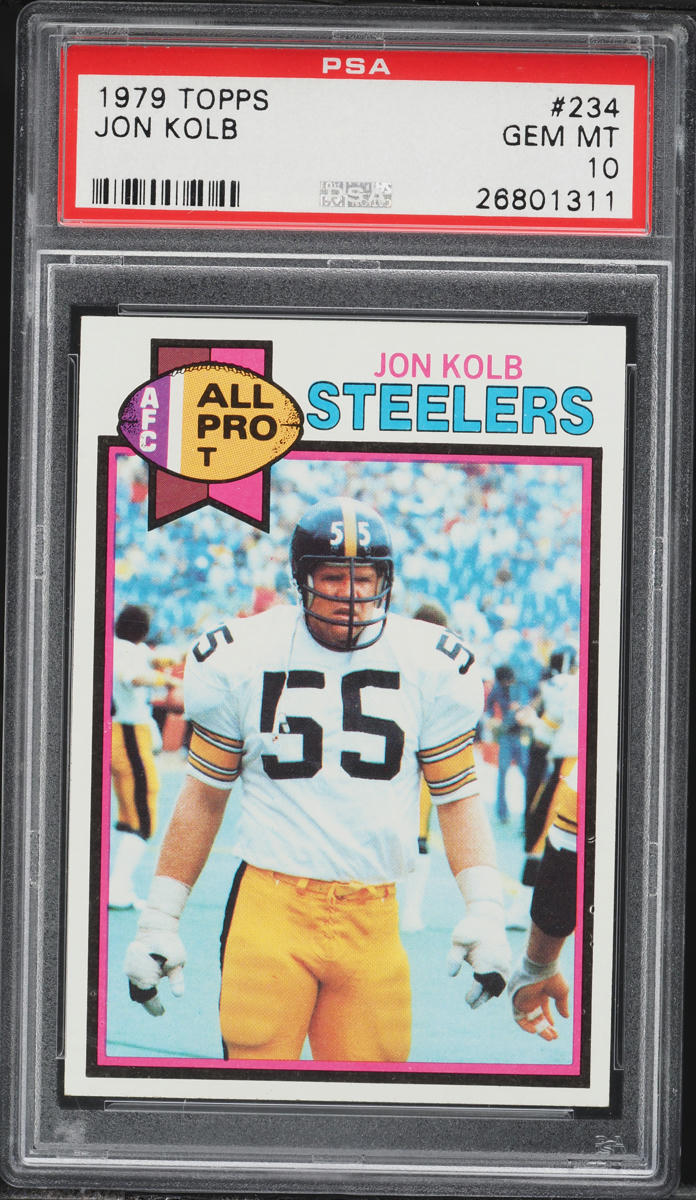 1979 Topps Football Jon Kolb #234 PSA 10 GEM MINT