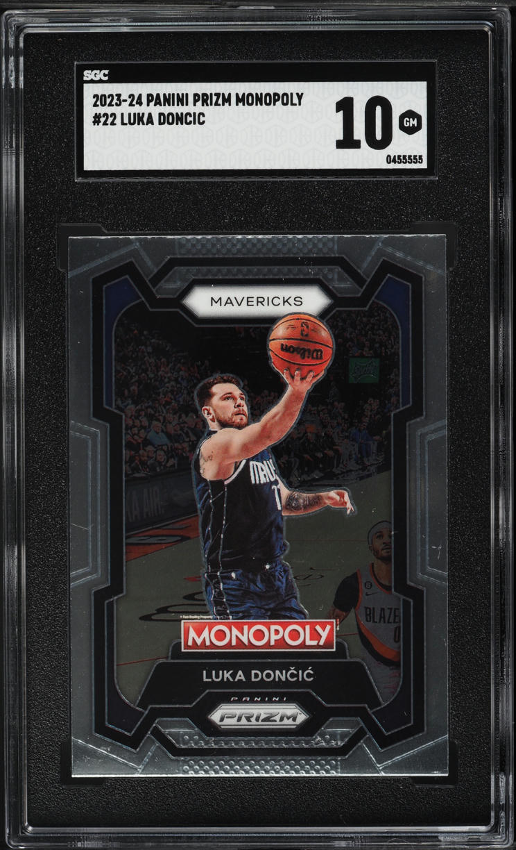 2023 Panini Prizm Monopoly Luka Doncic #22 SGC 10 GEM MINT