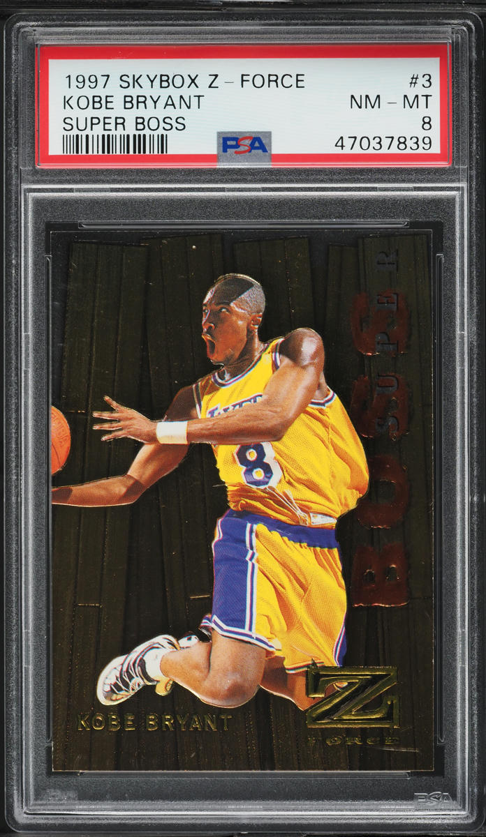 1997 Skybox Z-Force Super Boss Kobe Bryant #3 PSA 8 NM-MT
